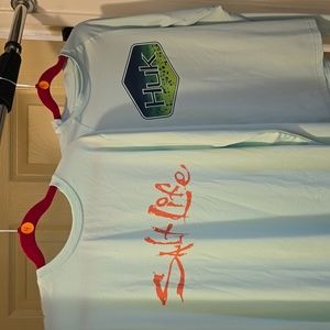 2 for $10 YM Girls HUK/SALTLIFE LS Fishing Shirts